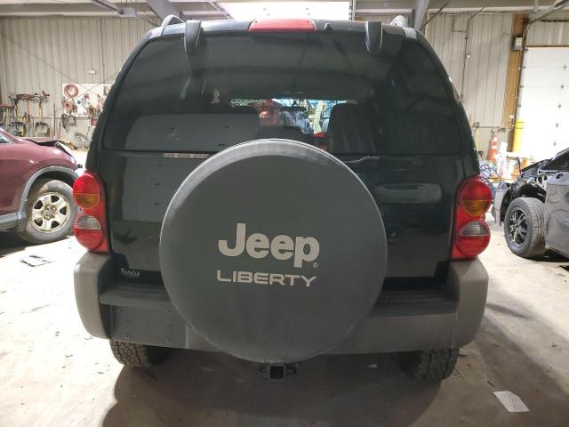 1J4GL48K26W263190 - 2006 JEEP LIBERTY SPORT BLACK photo 6