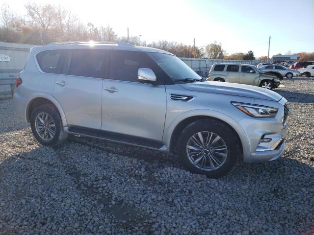 JN8AZ2AF9M9719634 - 2021 INFINITI QX80 LUXE SILVER photo 4