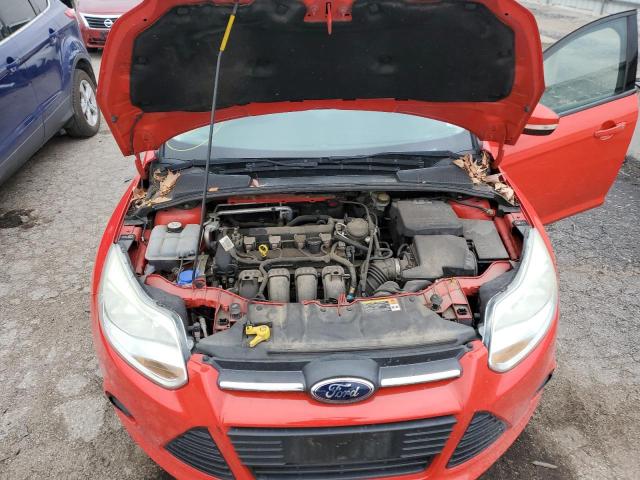 1FADP3F21EL248955 - 2014 FORD FOCUS SE RED photo 11