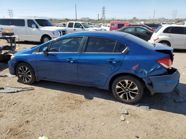 19XFB2F84FE092601 - 2015 HONDA CIVIC EX BLUE photo 2