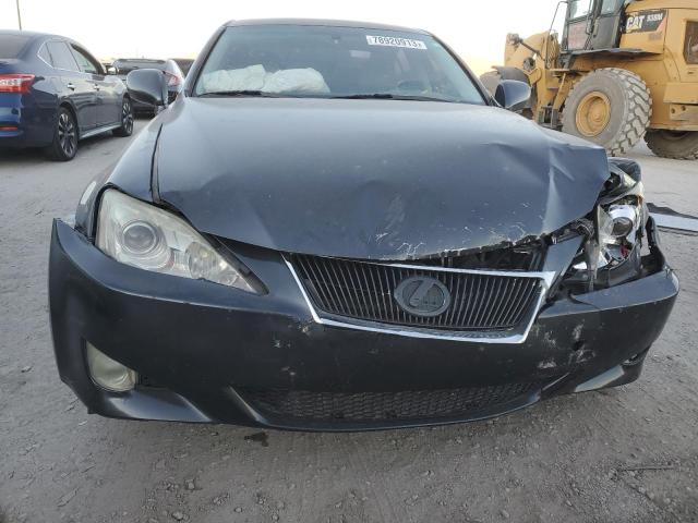 JTHBK262685069151 - 2008 LEXUS IS 250 BLACK photo 5