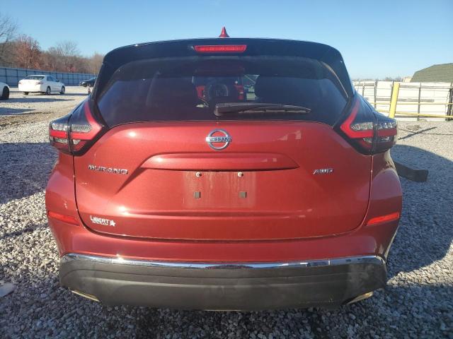 5N1AZ2MS8KN125542 - 2019 NISSAN MURANO S RED photo 6