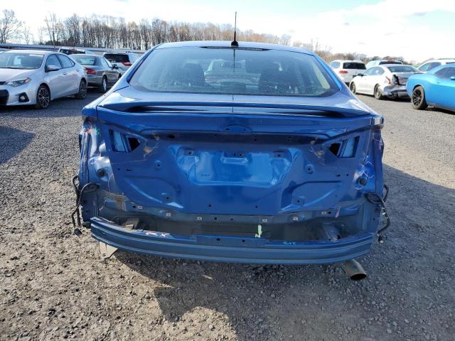 3FA6P0G71HR402412 - 2017 FORD FUSION S BLUE photo 6