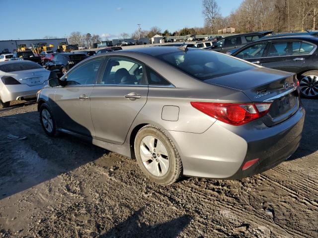 5NPEB4AC2EH814547 - 2014 HYUNDAI SONATA GLS GRAY photo 2