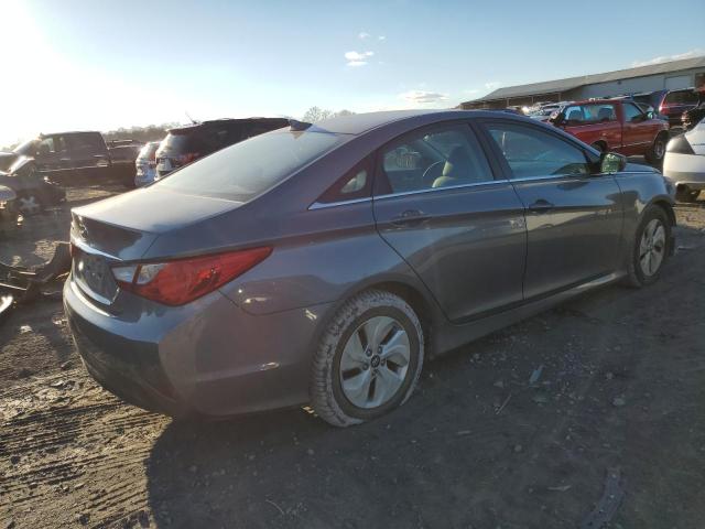 5NPEB4AC2EH814547 - 2014 HYUNDAI SONATA GLS GRAY photo 3