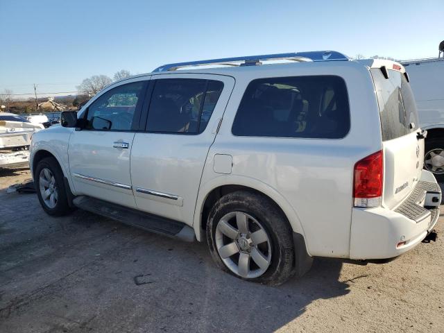 5N1BA0ND9DN602174 - 2013 NISSAN ARMADA SV WHITE photo 2