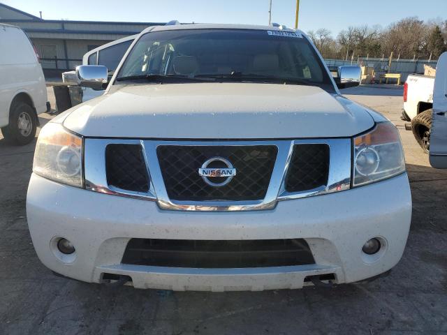 5N1BA0ND9DN602174 - 2013 NISSAN ARMADA SV WHITE photo 5