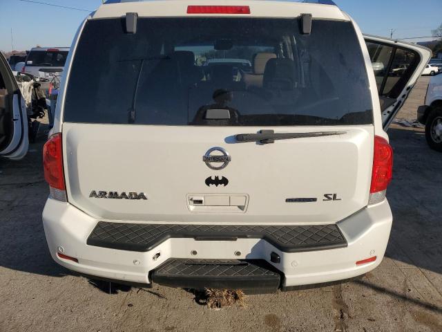 5N1BA0ND9DN602174 - 2013 NISSAN ARMADA SV WHITE photo 6