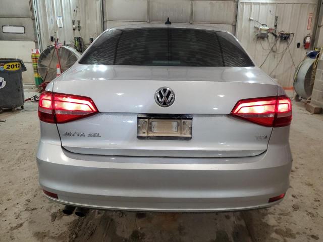 3VWLA7AJXFM235017 - 2015 VOLKSWAGEN JETTA TDI SILVER photo 6