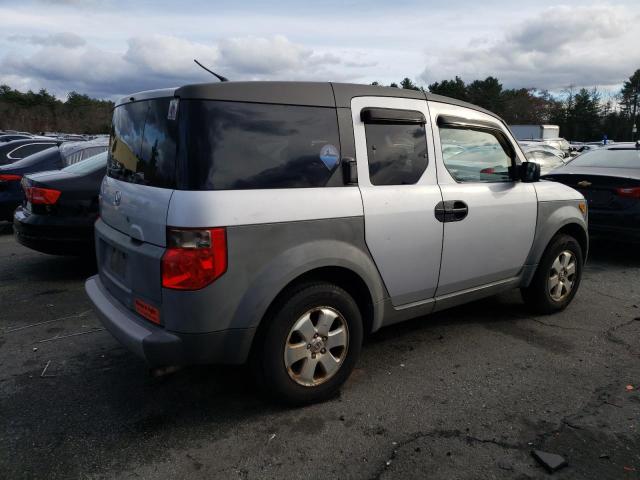 5J6YH28233L035397 - 2003 HONDA ELEMENT DX SILVER photo 3