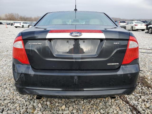 3FAHP0JG0CR292737 - 2012 FORD FUSION SEL BLACK photo 6