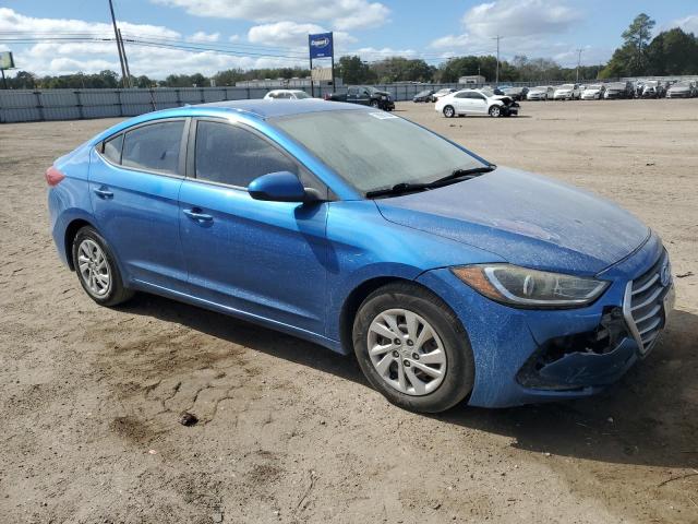 5NPD74LFXHH163290 - 2017 HYUNDAI ELANTRA SE BLUE photo 4