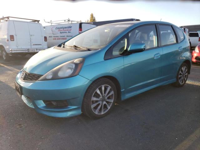JHMGE8H5XCC025858 - 2012 HONDA FIT SPORT TURQUOISE photo 1