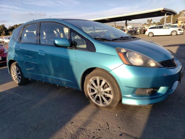 JHMGE8H5XCC025858 - 2012 HONDA FIT SPORT TURQUOISE photo 4