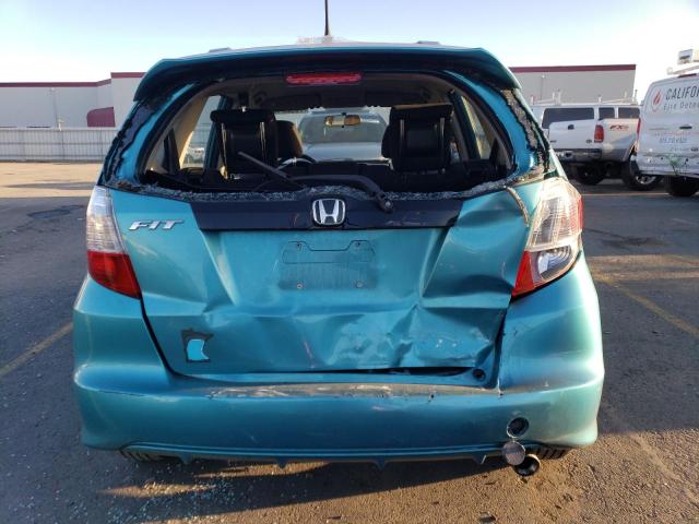 JHMGE8H5XCC025858 - 2012 HONDA FIT SPORT TURQUOISE photo 6