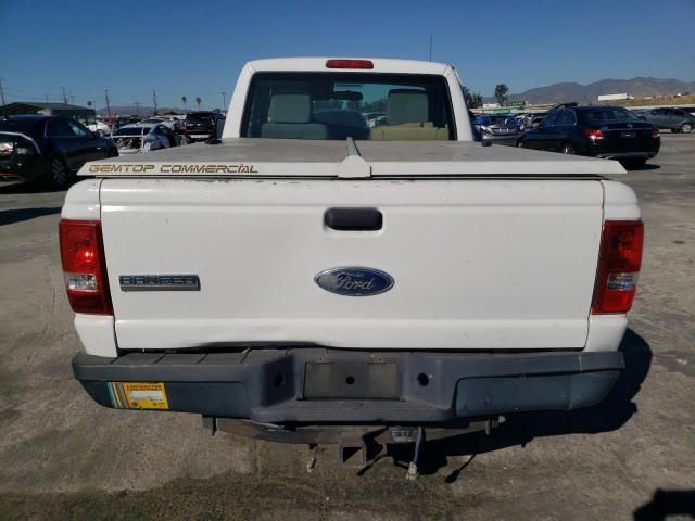 1FTKR1AD1BPB00382 - 2011 FORD RANGER WHITE photo 6