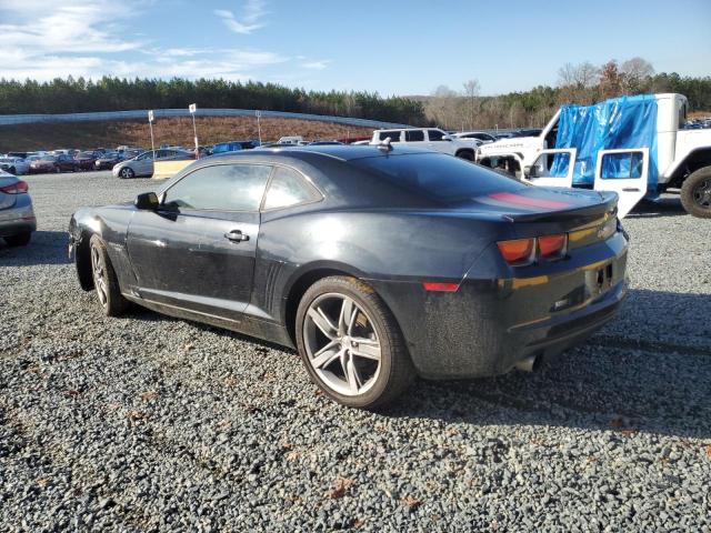 2G1FC1E35C9161778 - 2012 CHEVROLET CAMARO LT BLACK photo 2