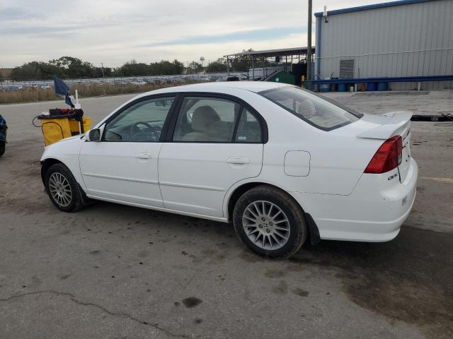 2HGES26725H555939 - 2005 HONDA CIVIC EX WHITE photo 2