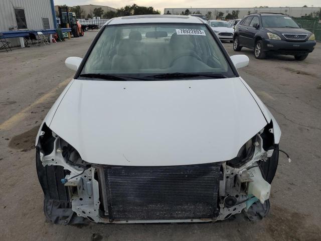 2HGES26725H555939 - 2005 HONDA CIVIC EX WHITE photo 5