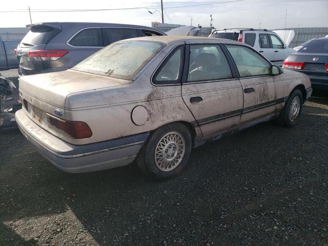 1FACP52U2MG127566 - 1991 FORD TAURUS GL BEIGE photo 3