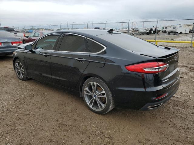 3FA6P0K90KR269299 - 2019 FORD FUSION TITANIUM BLACK photo 2