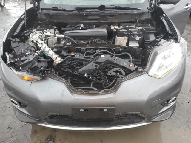 5N1AT2MV2EC791694 - 2014 NISSAN ROGUE S GRAY photo 12