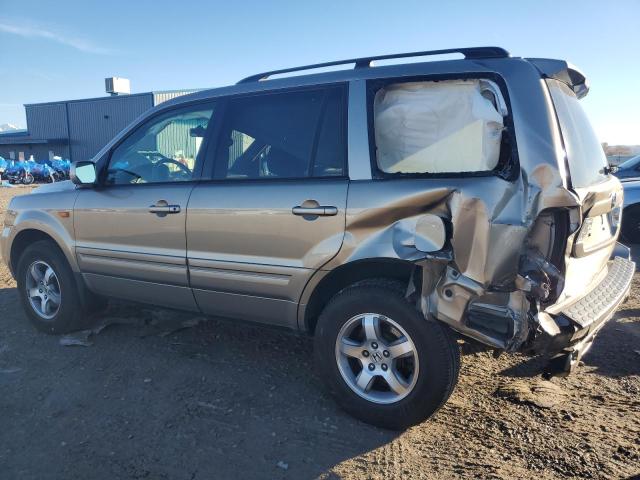 2HKYF18606H549189 - 2006 HONDA PILOT EX BROWN photo 2