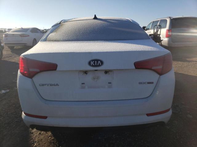 5XXGN4A75DG103597 - 2013 KIA OPTIMA EX WHITE photo 6