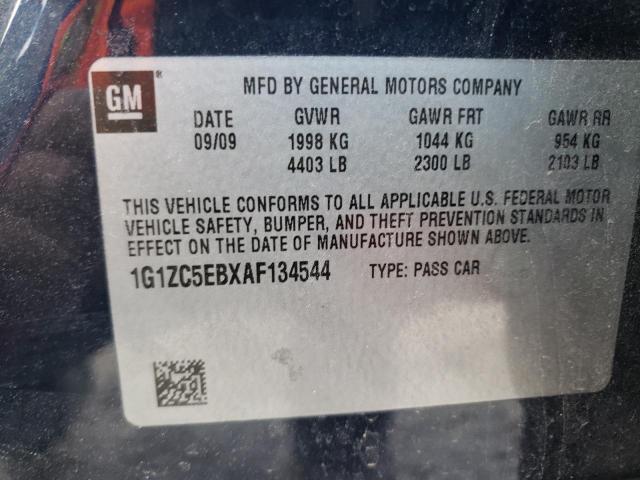 1G1ZC5EBXAF134544 - 2010 CHEVROLET MALIBU 1LT 蓝色 照片 12