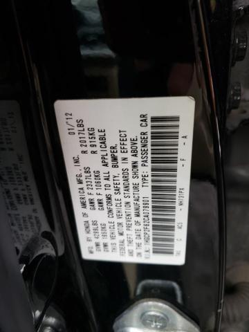 1HGCP2F62CA079901 - 2012 HONDA ACCORD SE BLACK photo 13