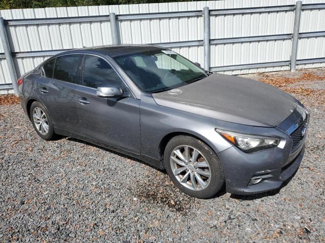 JN1BV7AR5EM702026 - 2014 INFINITI Q50 BASE GRAY photo 4