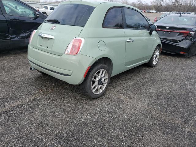 3C3CFFAR6DT531017 - 2013 FIAT 500 POP GREEN photo 3