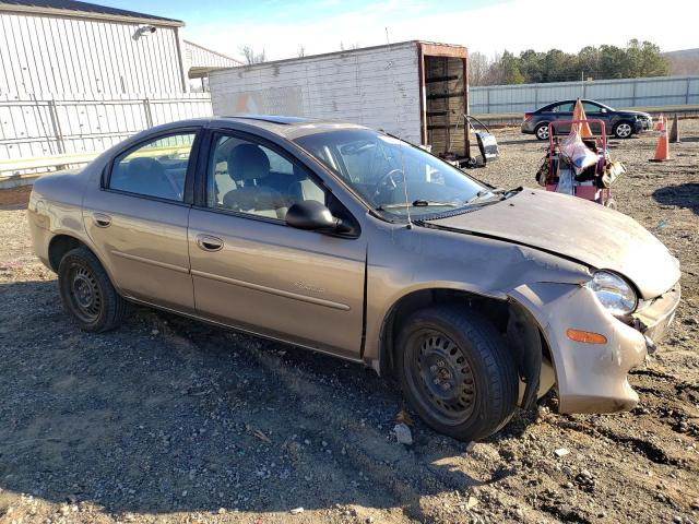 1P3ES46C21D143549 - 2001 PLYMOUTH NEON BASE 金色 照片 4