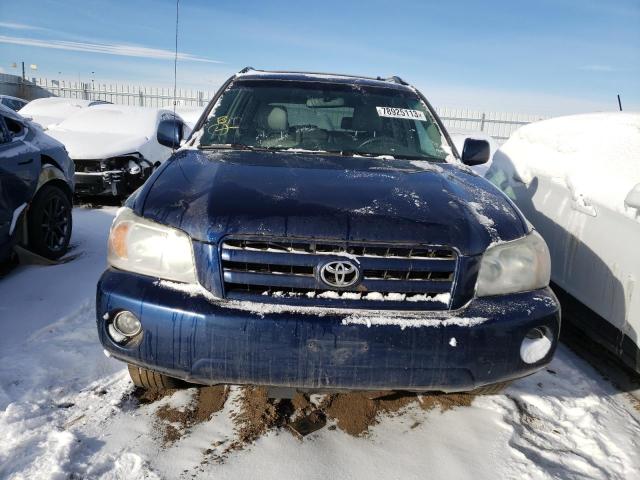 JTEHP21A070229074 - 2007 TOYOTA HIGHLANDER SPORT BLUE photo 5