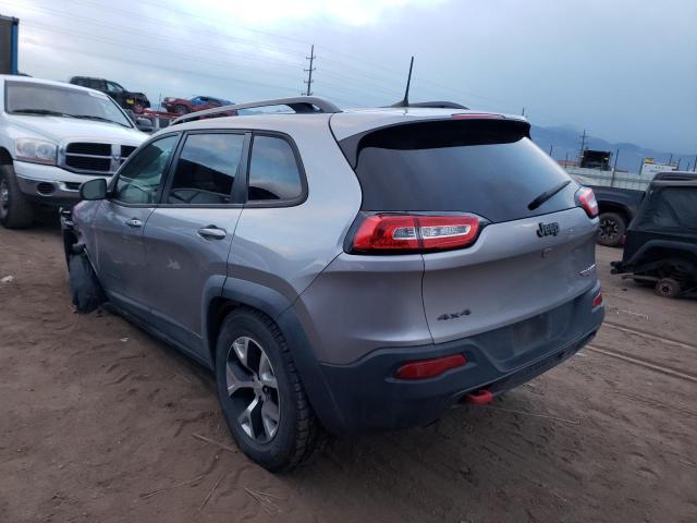 1C4PJMBB0HW551670 - 2017 JEEP CHEROKEE TRAILHAWK GRAY photo 2