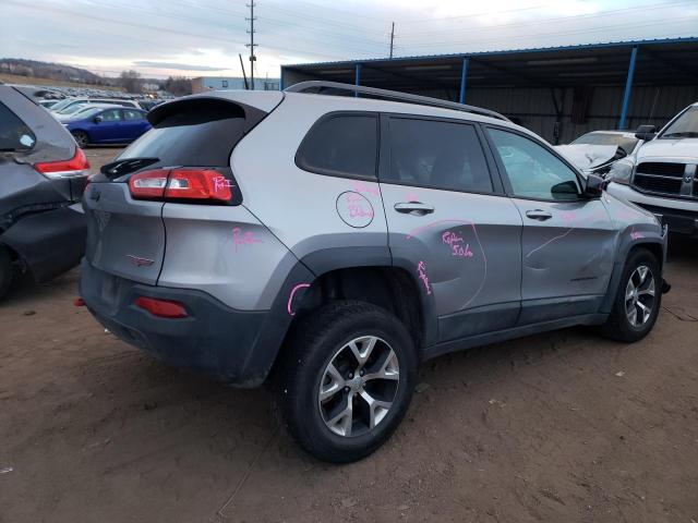 1C4PJMBB0HW551670 - 2017 JEEP CHEROKEE TRAILHAWK GRAY photo 3