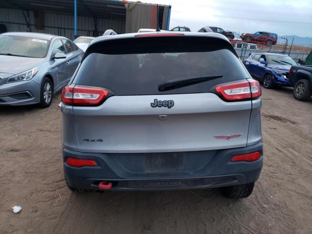 1C4PJMBB0HW551670 - 2017 JEEP CHEROKEE TRAILHAWK GRAY photo 6