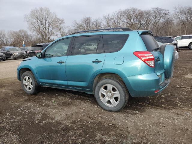 2T3BF4DV0CW231680 - 2012 TOYOTA RAV4 TURQUOISE photo 2