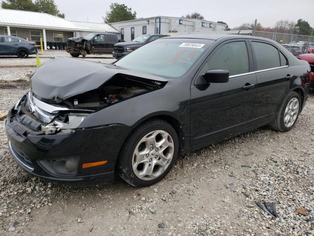 3FAHP0HA6BR123449 - 2011 FORD FUSION SE BLACK photo 1