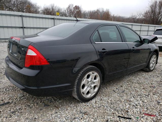 3FAHP0HA6BR123449 - 2011 FORD FUSION SE BLACK photo 3