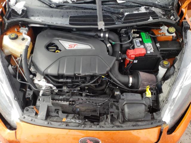 3FADP4GX4HM122883 - 2017 FORD FIESTA ST ORANGE photo 11