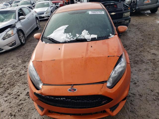 3FADP4GX4HM122883 - 2017 FORD FIESTA ST ORANGE photo 5