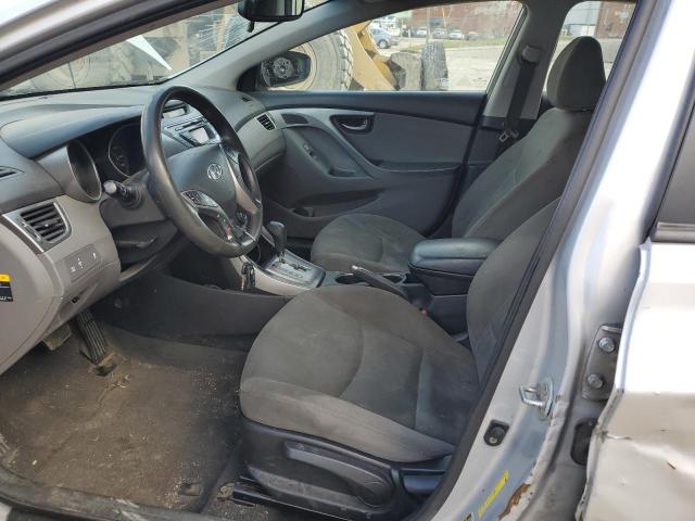 KMHDH4AE7DU497571 - 2013 HYUNDAI ELANTRA GLS SILVER photo 7