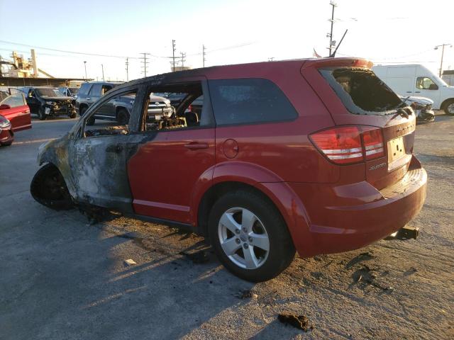 3C4PDCAB3DT516544 - 2013 DODGE JOURNEY SE RED photo 2