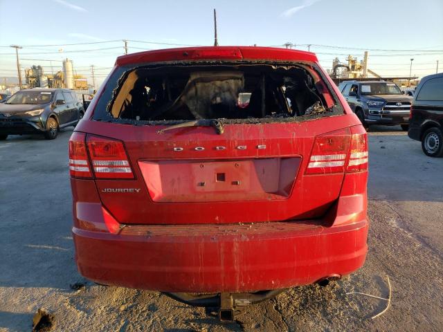 3C4PDCAB3DT516544 - 2013 DODGE JOURNEY SE RED photo 6