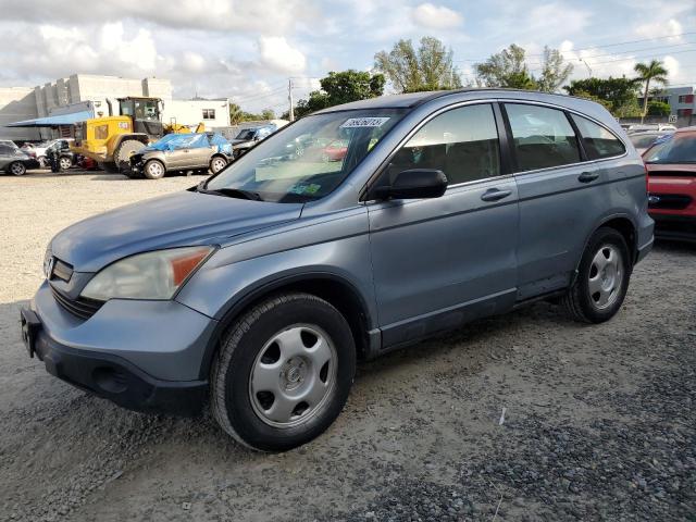 5J6RE48349L045009 - 2009 HONDA CR-V LX SILVER photo 1