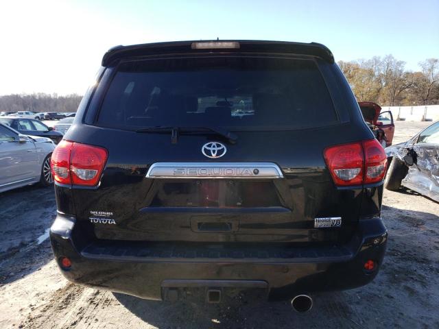 5TDYY5G16AS022610 - 2010 TOYOTA SEQUOIA PLATINUM BLACK photo 6