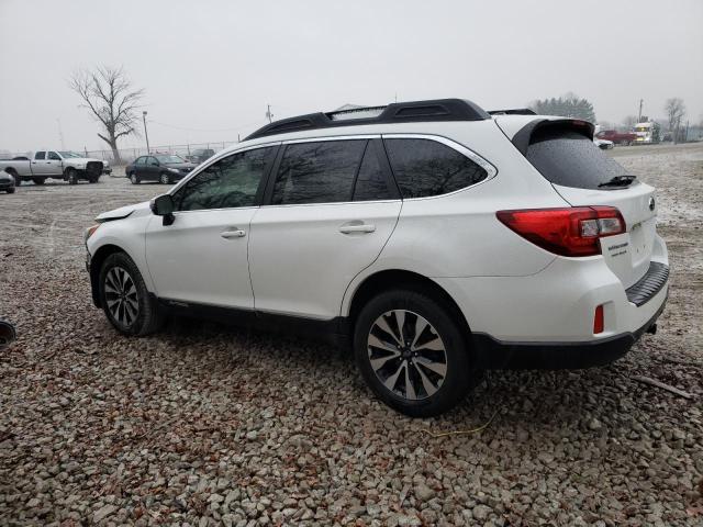 4S4BSBNC2F3267452 - 2015 SUBARU OUTBACK 2.5I LIMITED WHITE photo 2