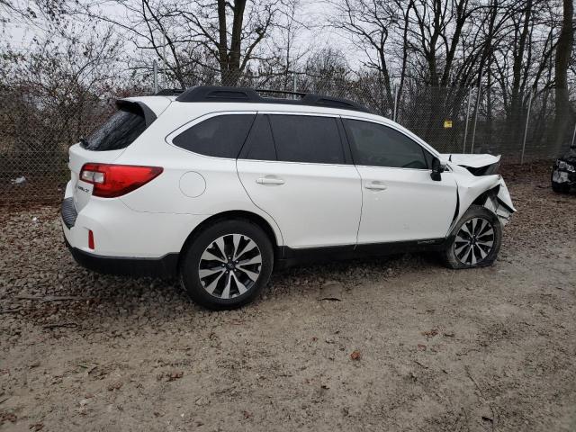 4S4BSBNC2F3267452 - 2015 SUBARU OUTBACK 2.5I LIMITED WHITE photo 3