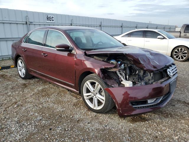 1VWCN7A34DC048912 - 2013 VOLKSWAGEN PASSAT SEL BURGUNDY photo 4